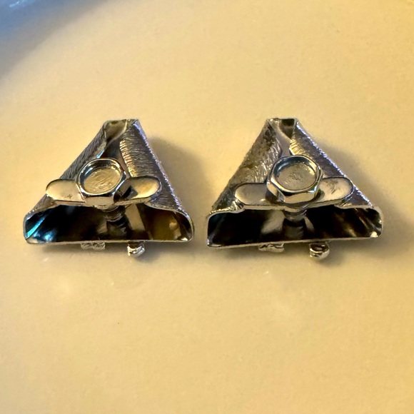 Metal Collar Tips - Vintage Square Dance Design - Picture 3 of 4